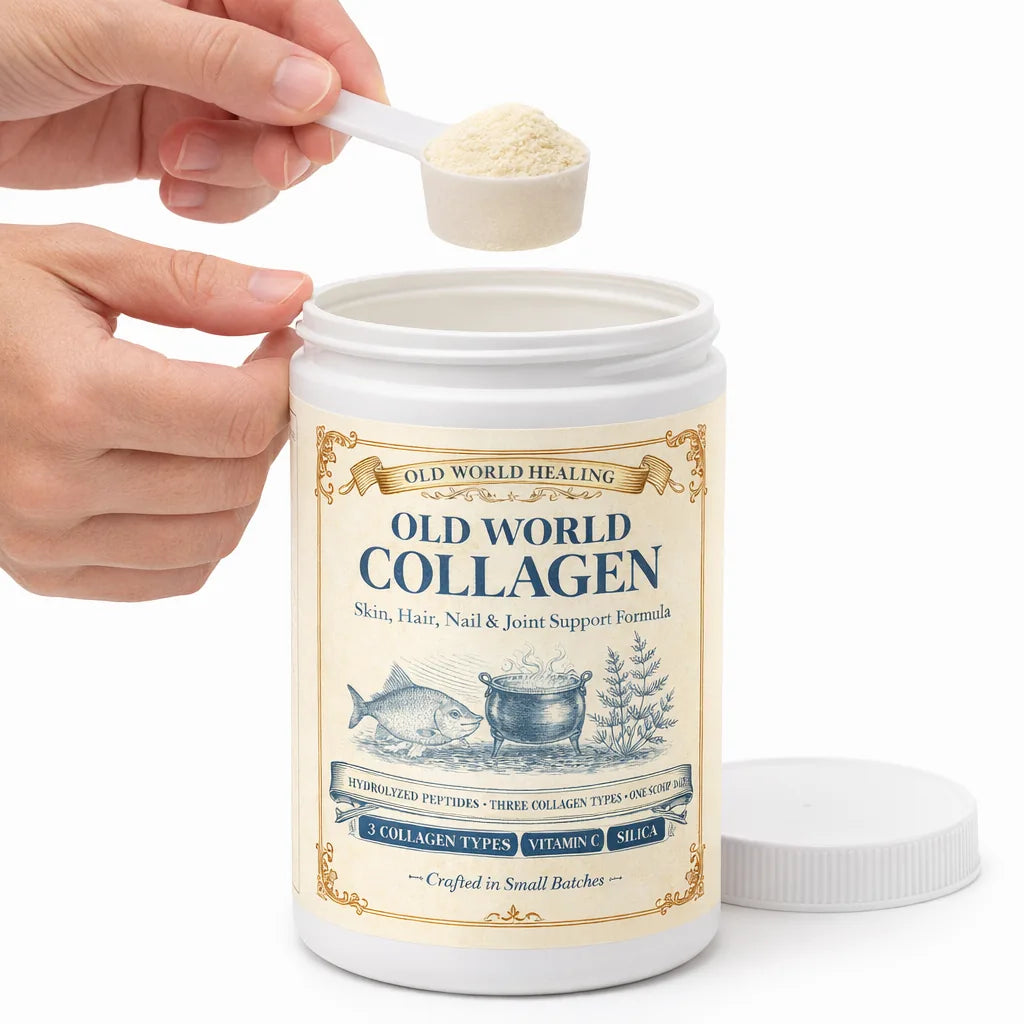 Old World Collagen: scoop lift