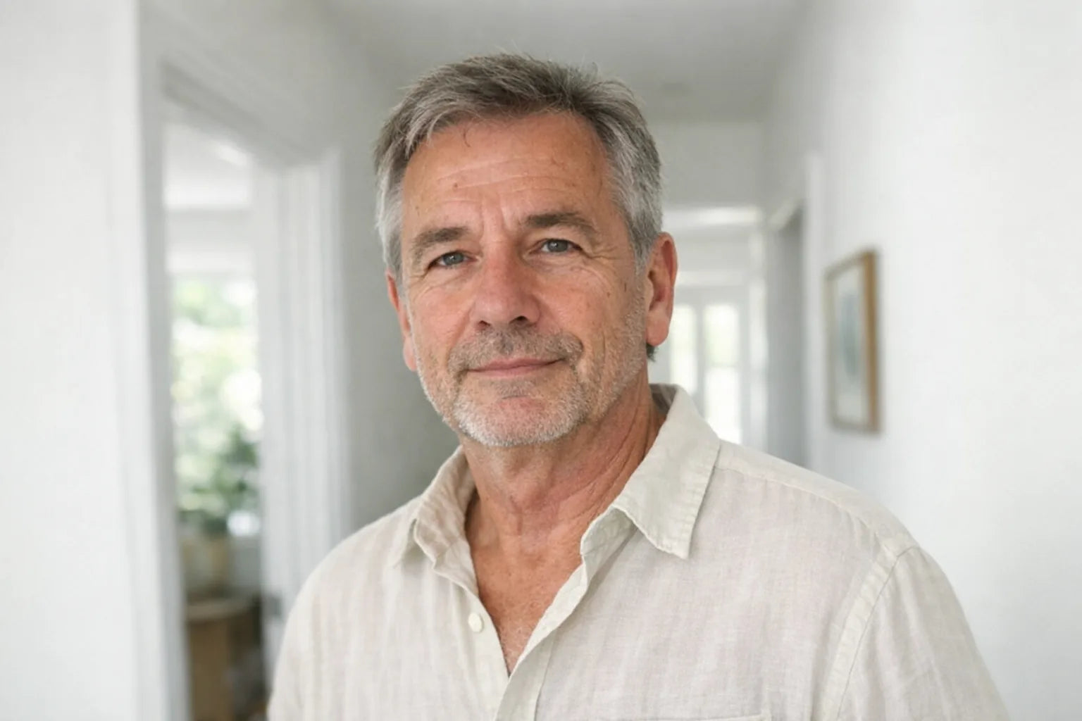A candid at-home portrait