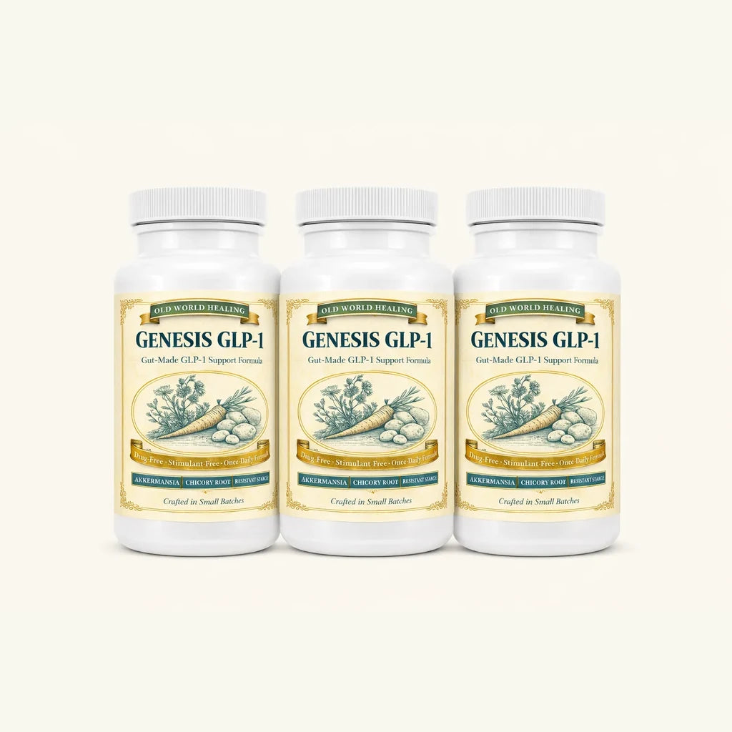 Three bottles of Genesis GLP-1, the 90 day plan