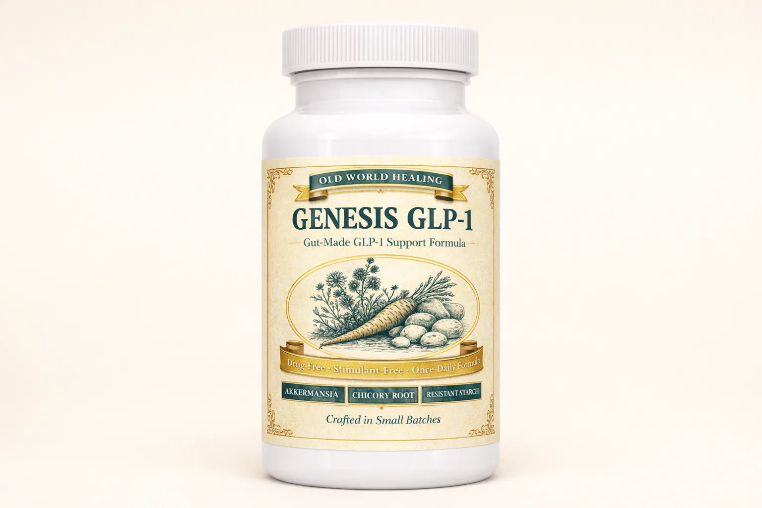 A bottle of Genesis GLP-1