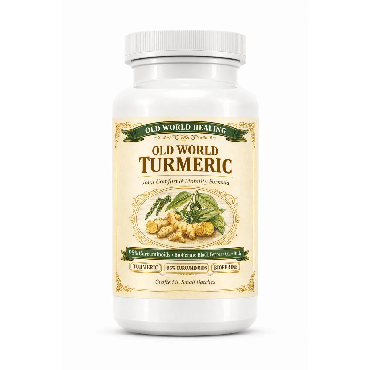 Old World Turmeric bottle